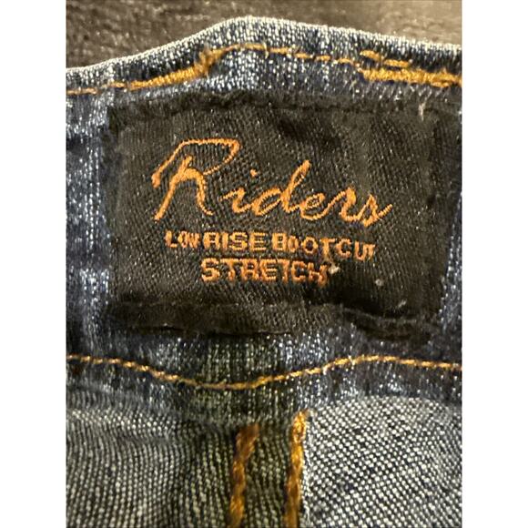 Rider's Jeans Women's Size 14 Long Bootcut Stretch Mid Rise Denim - Picture 5 of 13